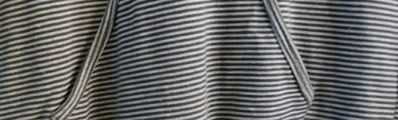 Grayish Blue/White Striped Sweater - Picture 4 of 5